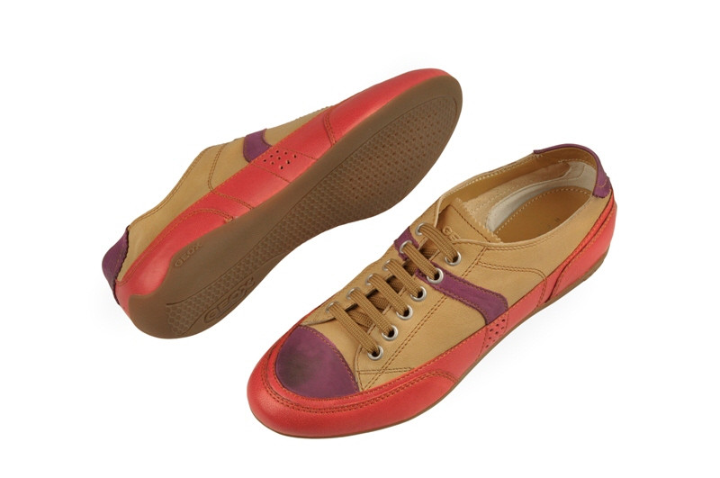 Geox Respira Moena B Schuhe braun rot