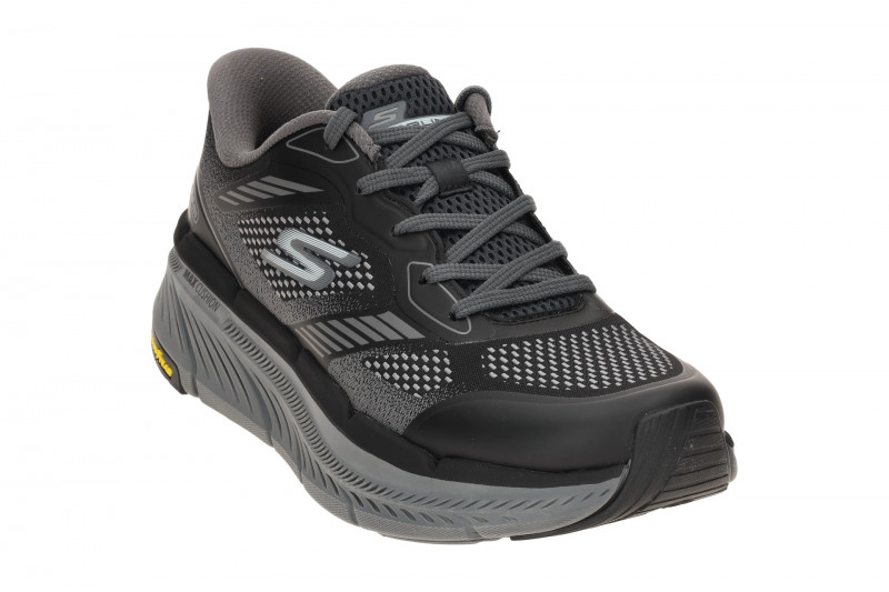 Skechers MAX CUSHIONING Premier Schuhe schwarz Sport Slip Ins