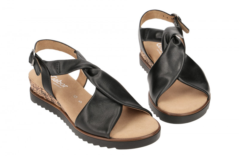 Gabor Genua Sandale schwarz 62.751.27