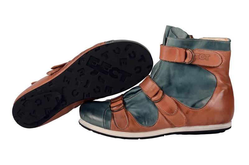 Eject Confort Schuhe blau orange