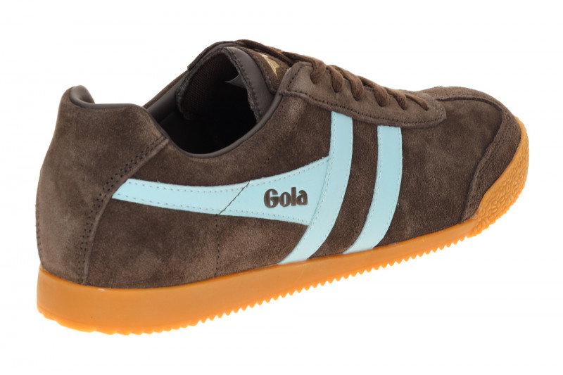 Gola Harrier Schuhe Sneakers braun blau Herren CMA192