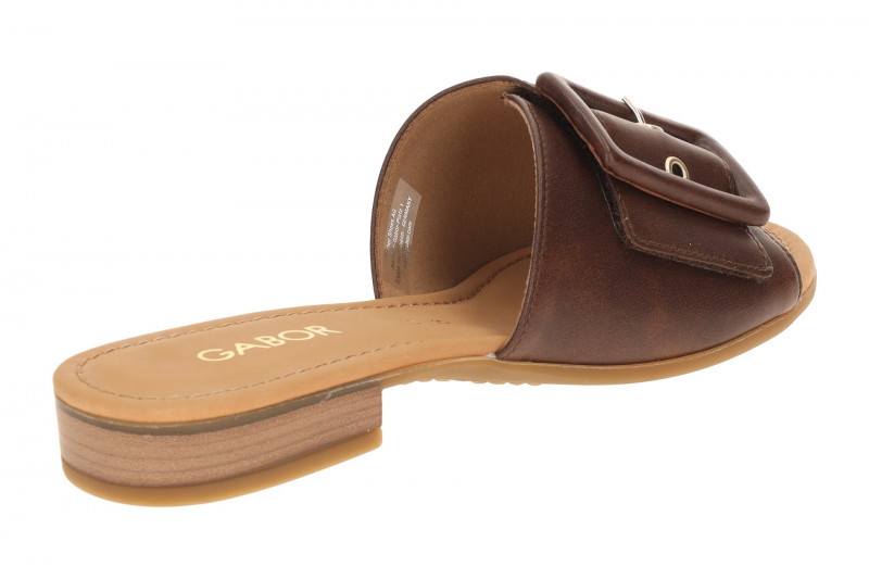 Gabor elegante Pantolette braun Glattleder 82.791.53