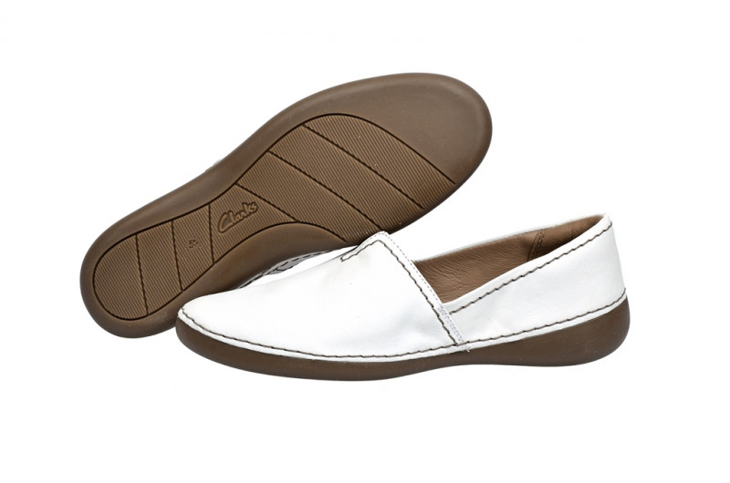 Clarks Fashion Lady Schuhe in weiß Slipper 20353762