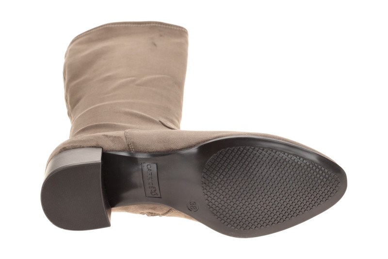 Caprice Lang Schaftstiefel braun cafe Stretch 25507