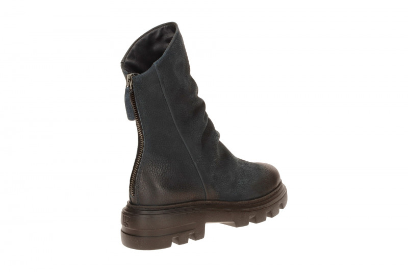 Paul Green Stiefelette blau ocean Nubuck 8253