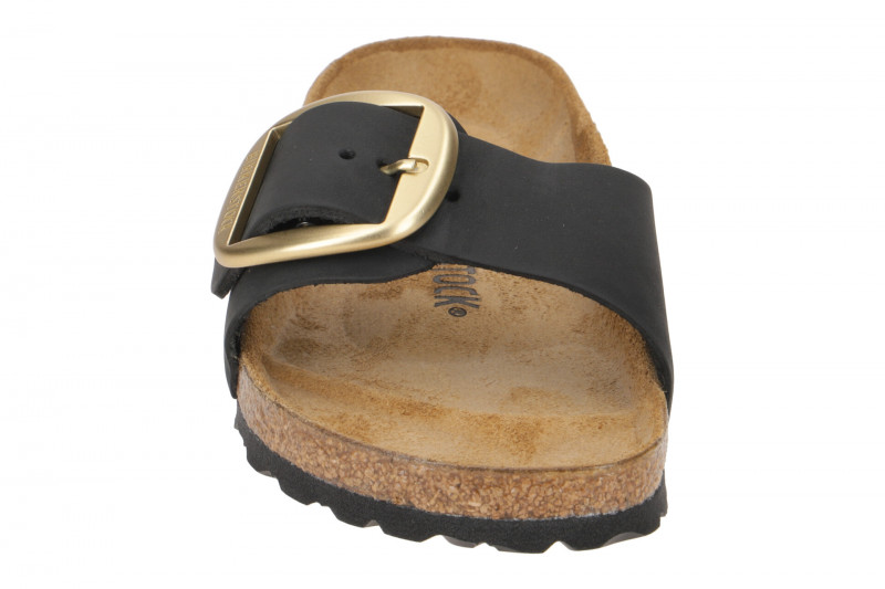 Birkenstock Madrid Big Buckle Pantolette schwarz Schmal 1023373