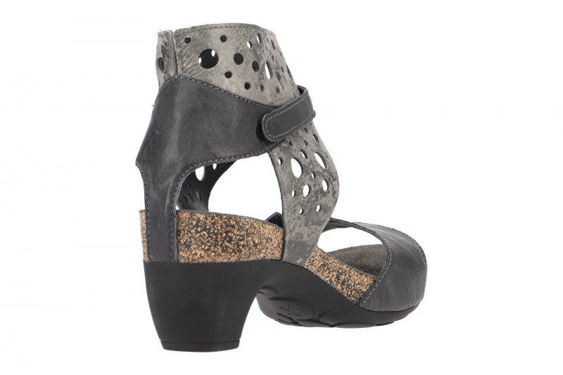 Think Traudi Sandalen schwarz grau 2-82579-21