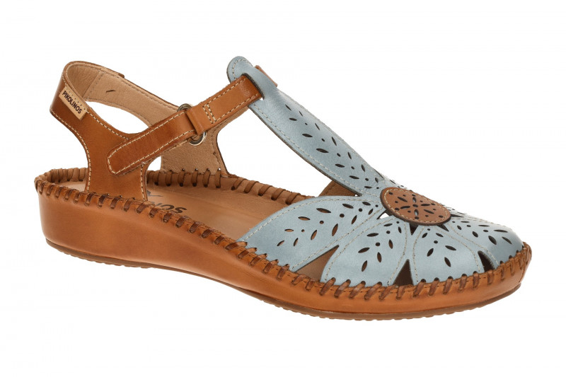 Pikolinos Vallarta Sandale blau Blüte 655-0841C1