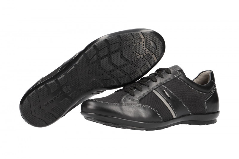 Geox Symbol Schuhe schwarz grau U82A5A