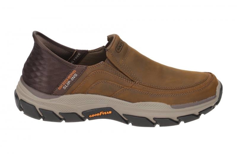 Skechers RESPECTED Schuhe braun Slip-Ins 204810