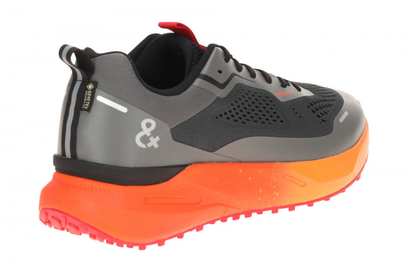 EXTR4 Kaizen Sportschuhe Sneaker grau orange GORE-TEX