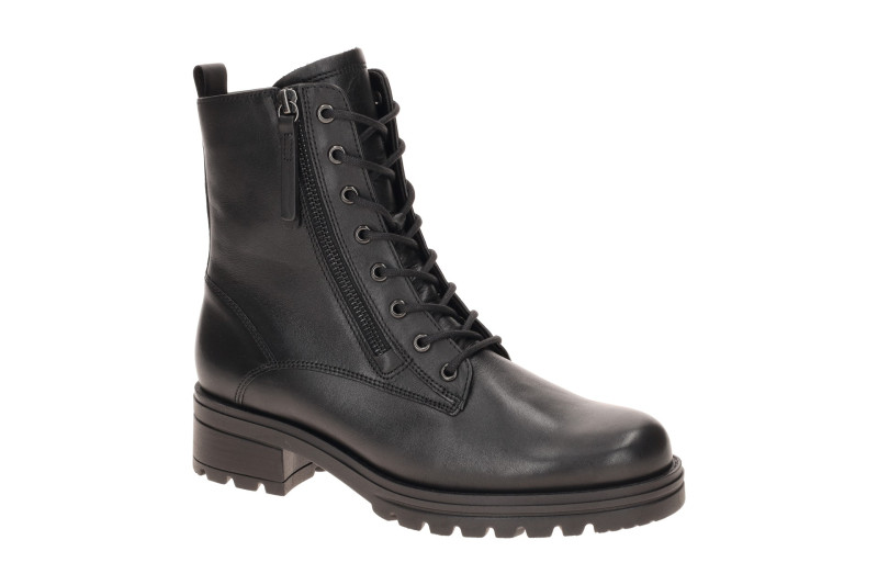 Gabor Plateau Stiefelette schwarz Glattleder 8027.03.001