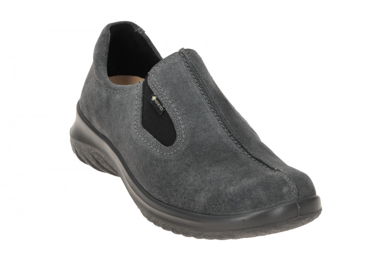 Legero Softboot Schuhe Slipper grau Velour Gore-Tex