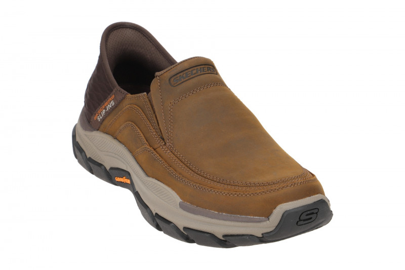 Skechers RESPECTED Schuhe braun Slip-Ins 204810