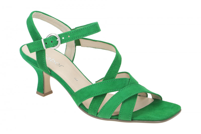 Gabor Riemchen Sandalette grün verde 41.781.19