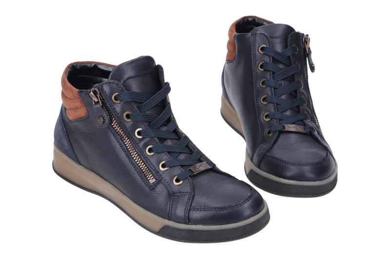 ARA Rom Schuhe Sneaker Mid Cut dunkel-blau 12-44499