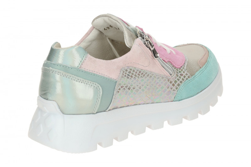Waldläufer Ajala Sneaker Schuhe rosa grün H-Weite 993004