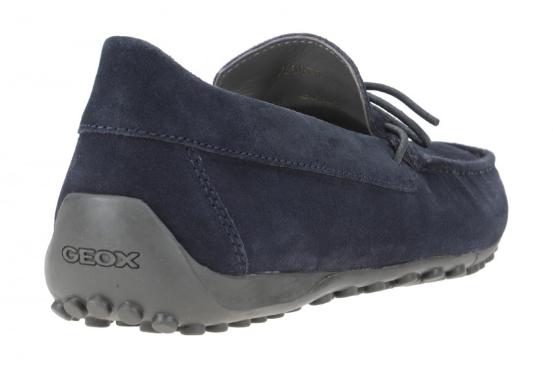 Geox Snake Mokassin Schuhe dunkel-blau Schleife U3507D