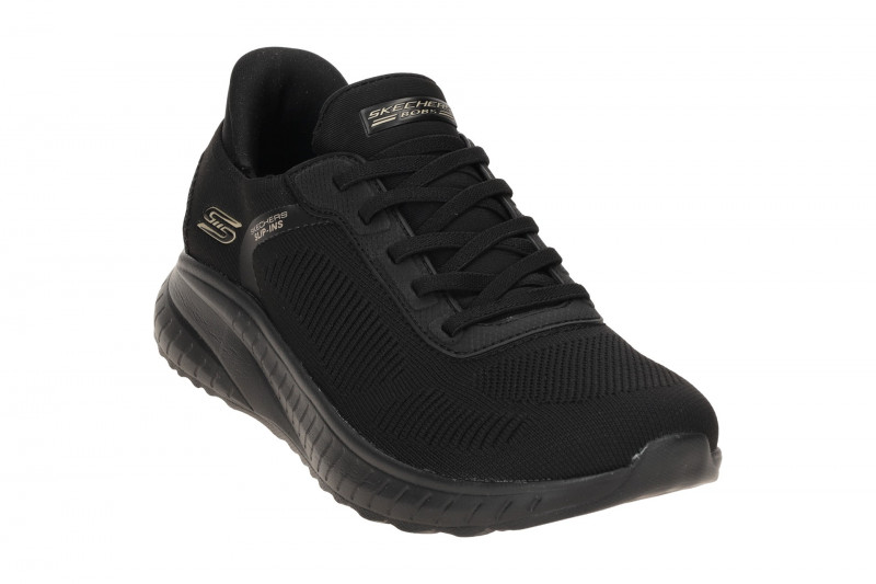 Skechers Bobs Squad Chaos Schuhe schwarz Hands Free 117497