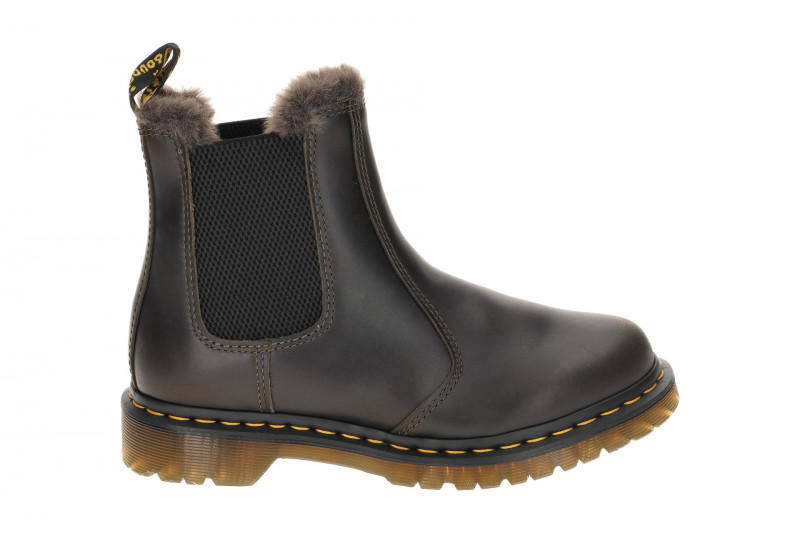 Dr. Martens 2976 Leonore Stiefel Chelsea-Boot grau Warmfutter