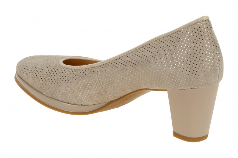 ARA Orly Pumps grau sand gepunktet 12-23436