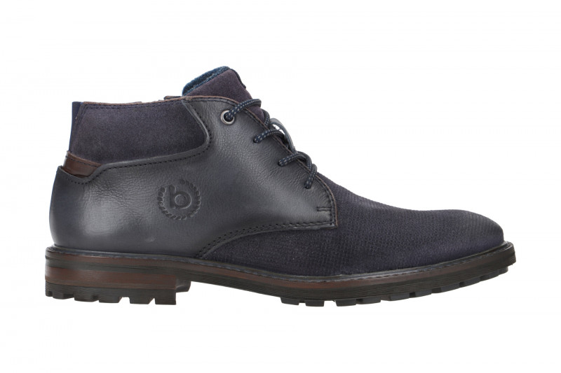 bugatti Masat Comfort Stiefelette blau Used Look ACC30