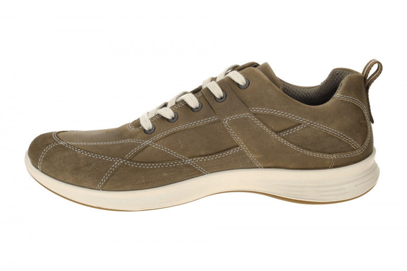 Ecco Exceed Schuhe Sneaker grau braun Nubuck 870114