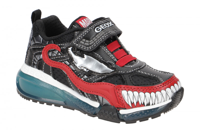 Geox BAYONYC Kinder Schuhe blau Spider-Man Venom J26FEC