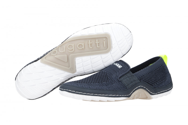 bugatti Quetzal Schuhe Slipper dunkelblau