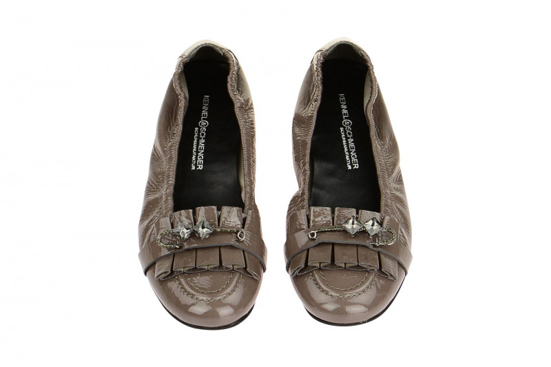 K&S Malu Ballerinas grau Lack 10820