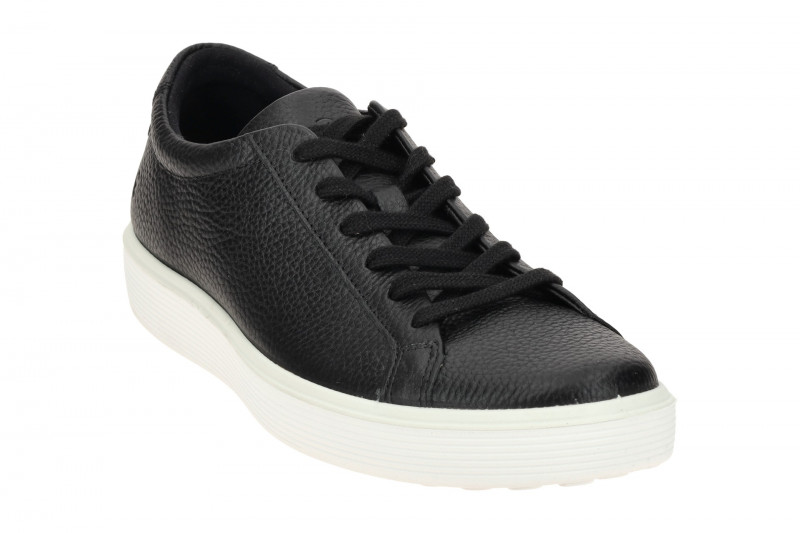 Ecco Soft 60 Schuhe Sneakers schwarz weiß Herren 582404