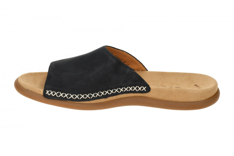 Gabor Pantolette blau Nubuck 03.705.16