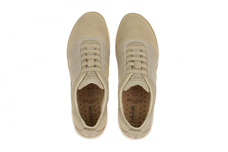 Geox Nebula Schuhe beige Glitter