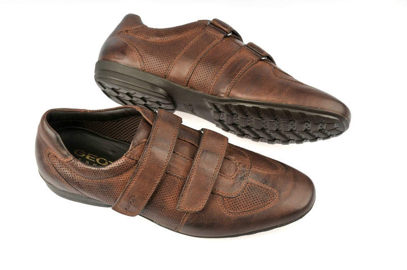 Geox James Schuhe braun coffee Klettverschluss