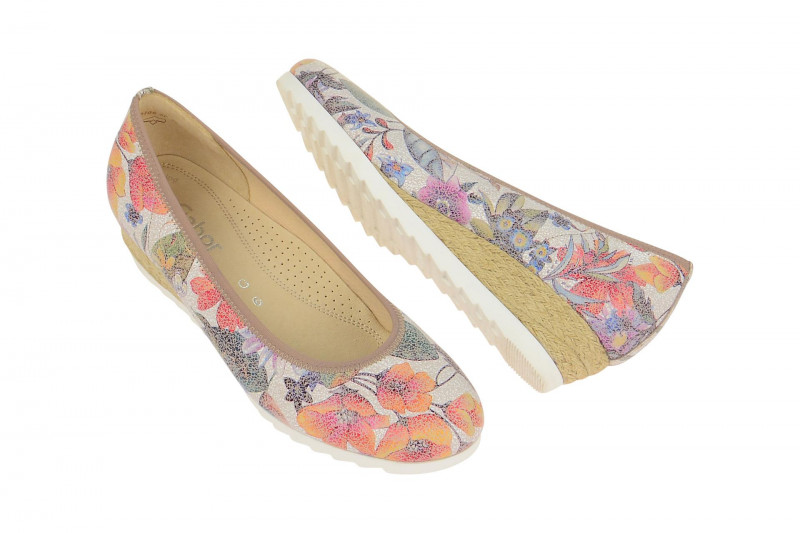 Gabor Genua Ballerina bunte Blumen 22.641.40