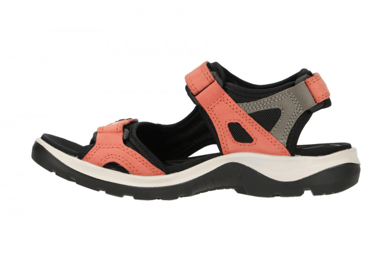 Ecco Offroad Damen Sandale orange grau