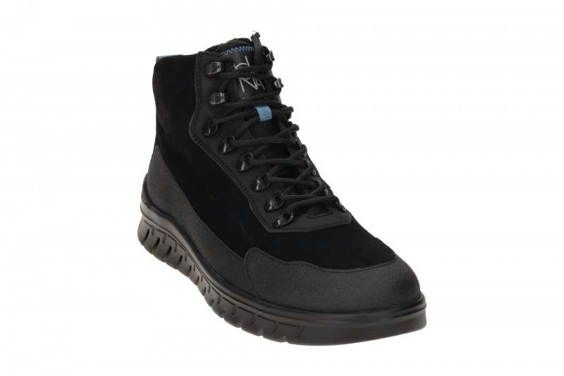 Waldläufer Bruno Stiefelette Herren schwarz dünn gefüttert 915801