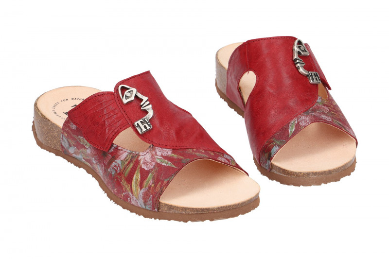 Think Mizzi Pantolette rot effekt tahiti 4-84352-74