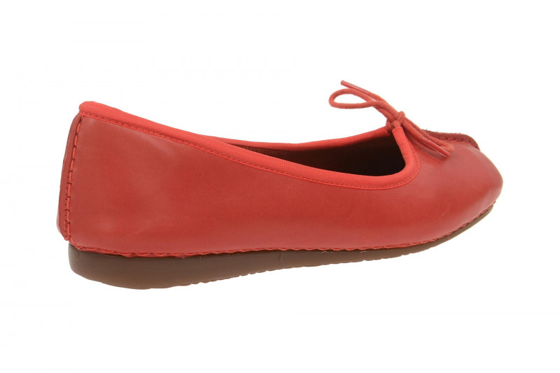 Clarks Freckle Ice Ballerinas rot grenadine