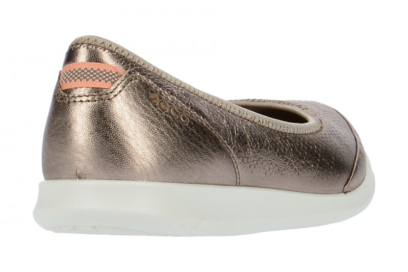 Ecco Sense Ballerina grau metallic