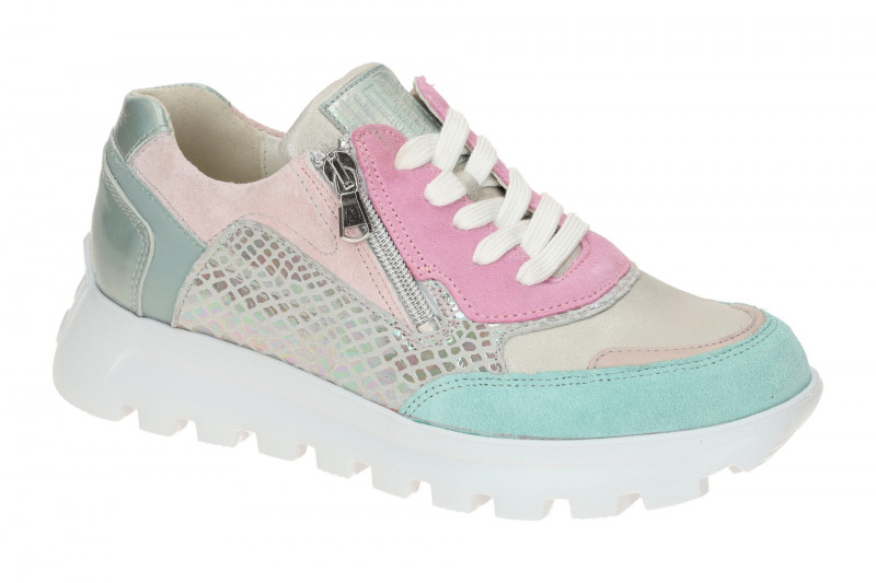 Waldläufer Ajala Sneaker Schuhe rosa grün H-Weite 993004