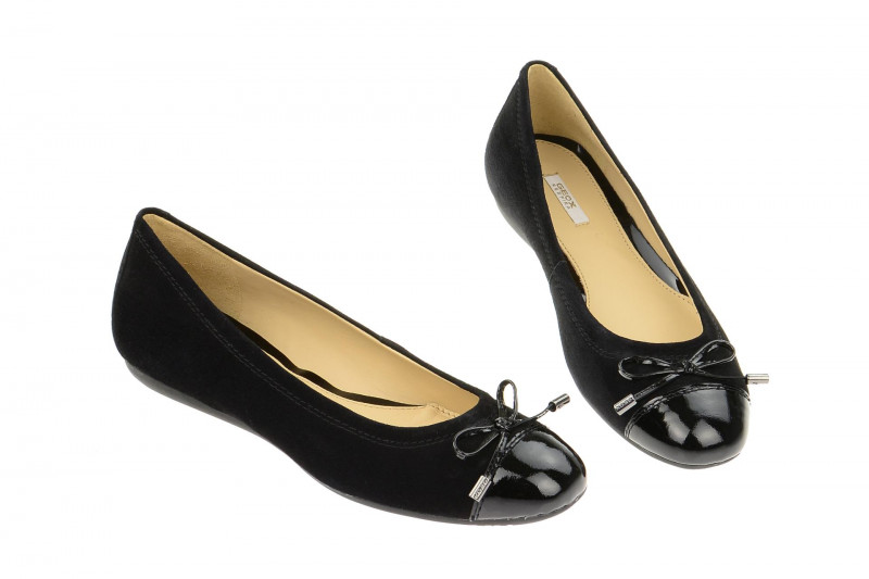 Geox Lola Ballerinas schwarz Lackspitze - D93M4A
