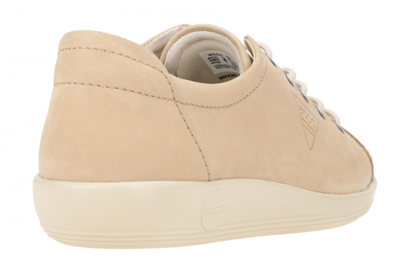 Ecco Soft 2 Schuhe beige powder Damen Schnürer