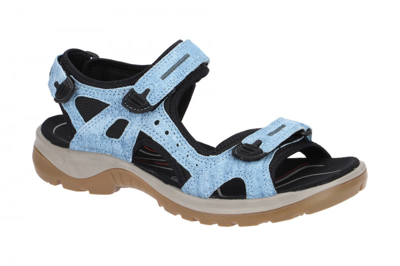 Ecco Offroad Damen Sandale hellblau indigo