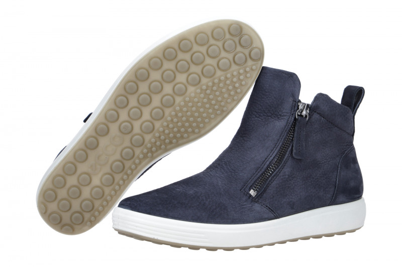 Ecco SOFT 7 Stiefelette blau Damen 470313