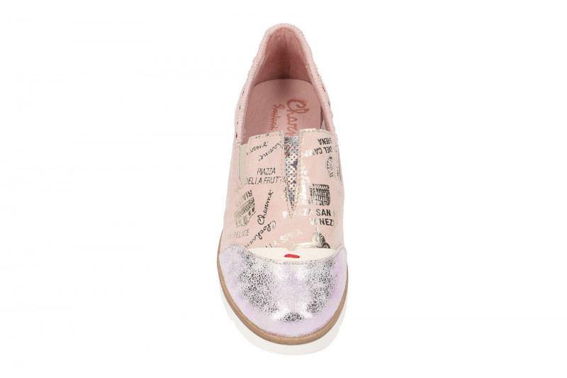 Charme Schuhe Slipper rosa kombi 6001P