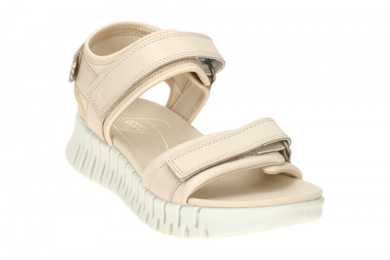 Ecco Gruuv Sandalen beige limestone Damen 213103