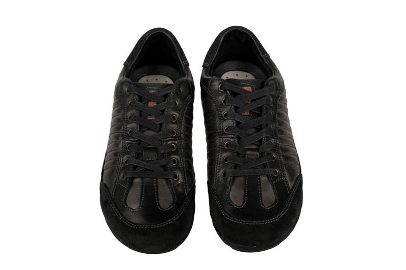 Geox Pietro V Schuhe schwarz grau Sneakers