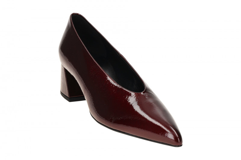 Högl 4531 Pumps rot cabernet Lack metallic