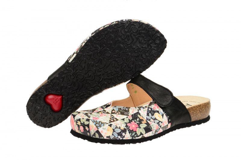 Think Julia Clogs schwarz bunt 0-80345-09